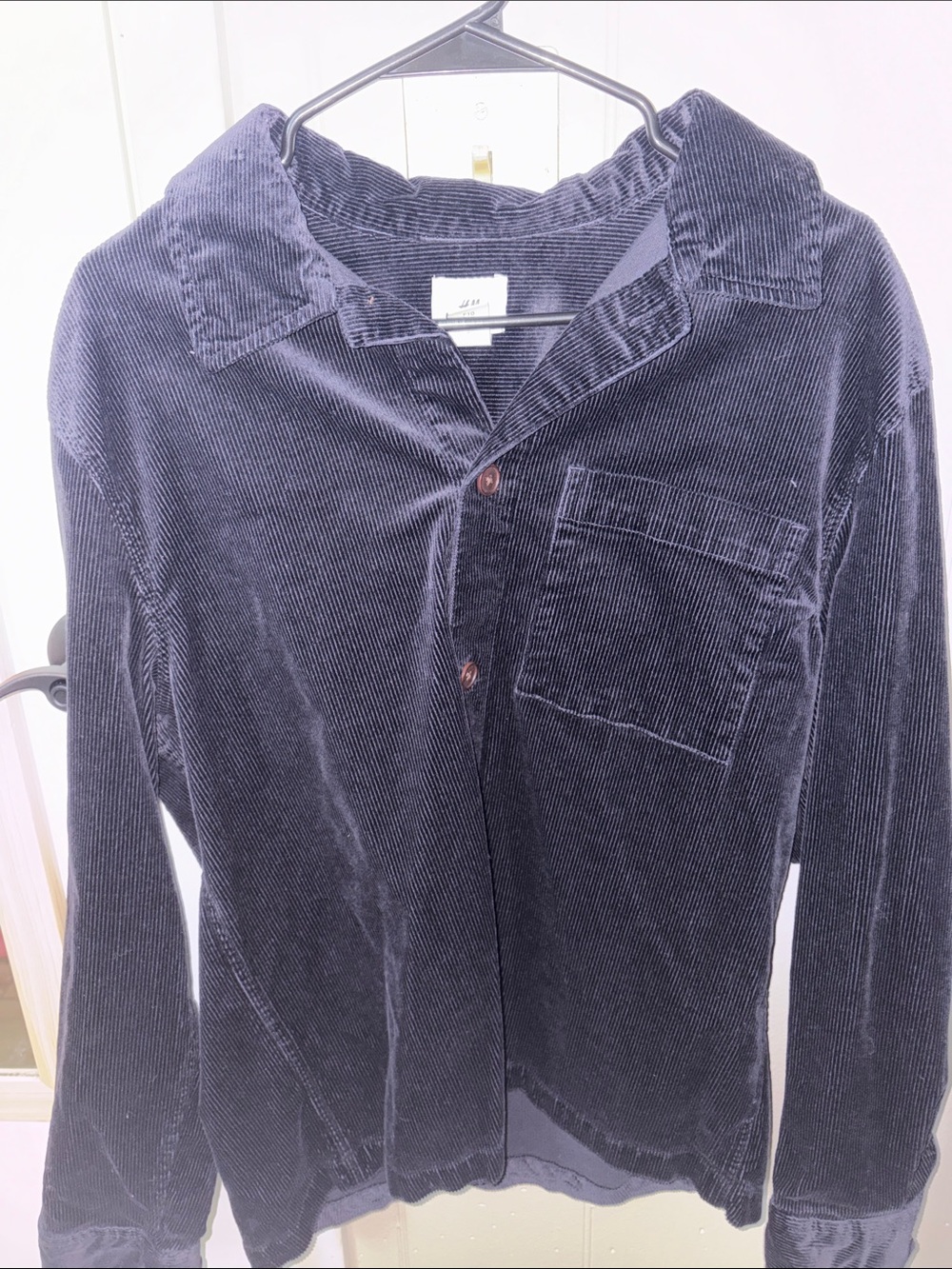 H&M Black Shirt with White Tag